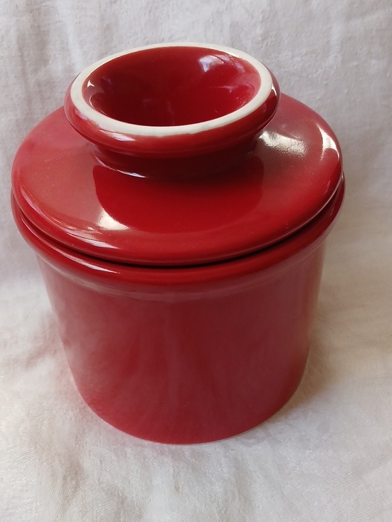 Butter Bell Other - Red Butter Bell - The Original Butter Bell Crock by L. Tremain, Inc. 2003